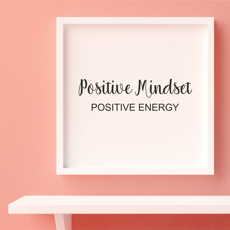 Positive Mindset - Print on Plastic / Acrylic
