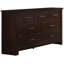Commode 7 tiroirs avec miroir Ringles