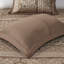 Ensemble de couvre-lit réversible en jacquard majestueux brun / doré 5 pièces Majestic