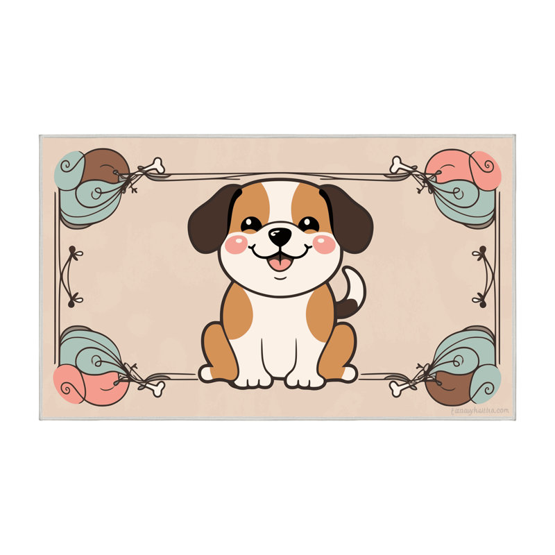 Tapis pour enfants East Urban Home, Rectangulaire 2 pi x 3 pi