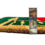 Tapis de porte antidérapant en fibre de coco avec envers PVC 18 x 30 pouces - Tapis de Noël Ho Ho