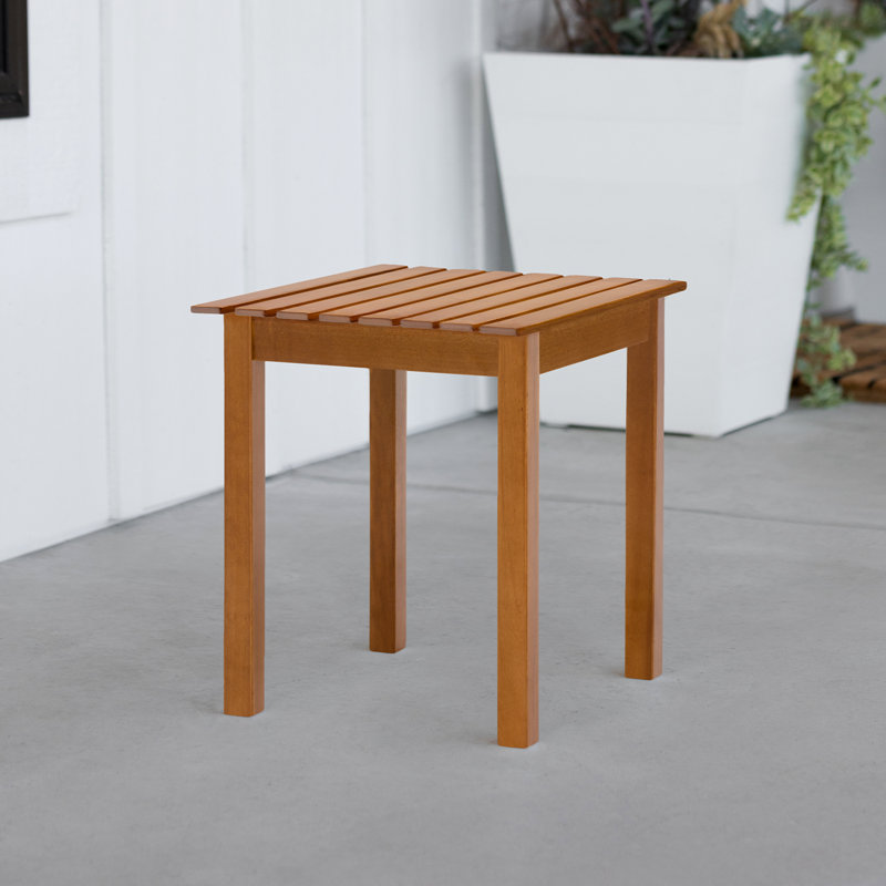 Table d'appoint 18 po en bois franc noir, Marron