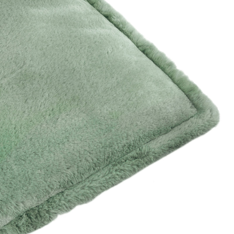 Kallu Square Cushion, Green, Square 45cm, Pillow Cover Only - No Insert