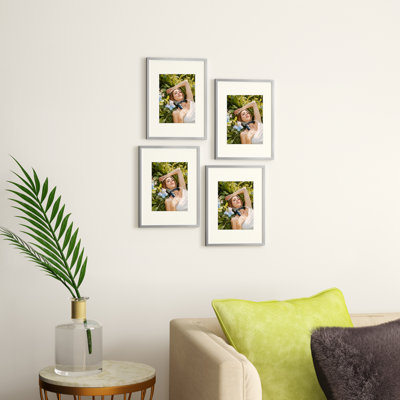 Wickes Metal Picture Frame - Set of 4
