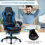 Fauteuil de jeu réglable avec repose-pieds pour bureau personnel, bleu-639114877-639114878
