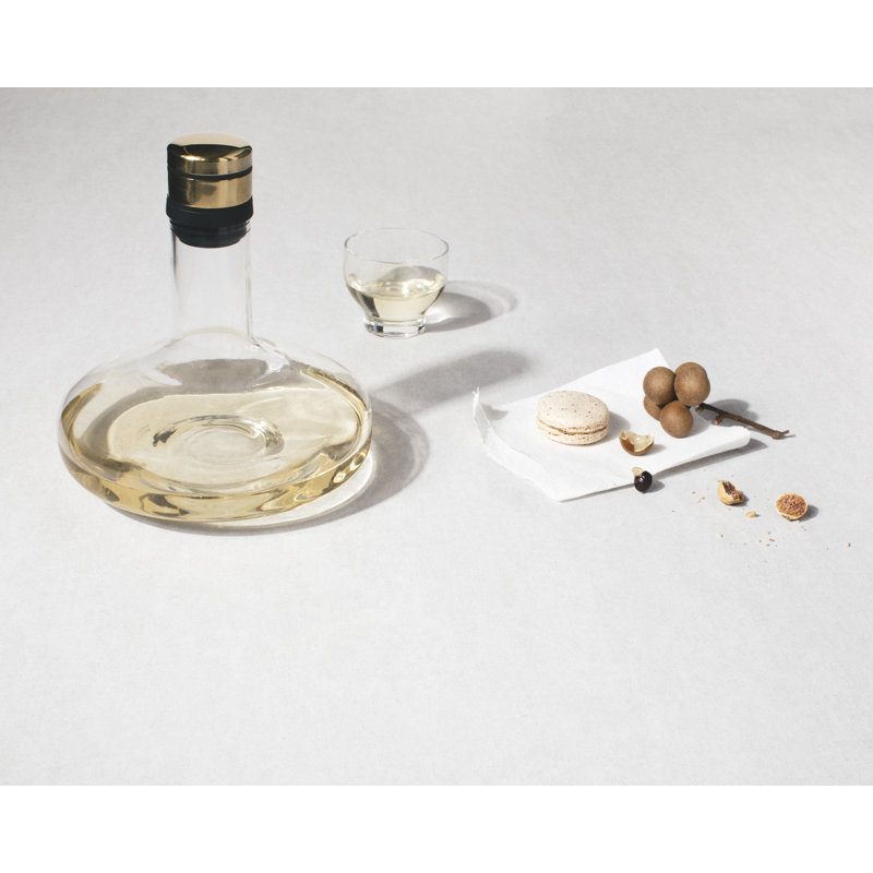 Norm Architects Wine Decanter, Clear/Brass