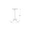 Reiban Square Metal Folding Outdoor Bar Table , 67cm cm W 67cm cm D-1566043121