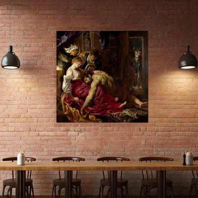Samson et Delilah, impression d'art mural classique et mystique abstrait