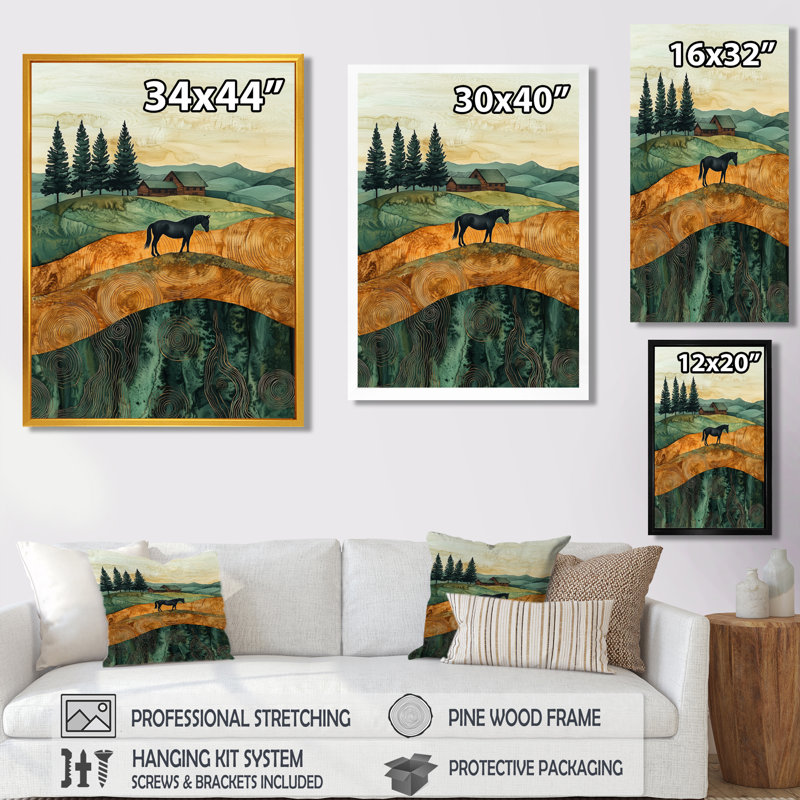 Margison - animaux, art mural sur toile, H 40 po x l 30 po, Argent argent, Reproduction encadrée d'une seule photo