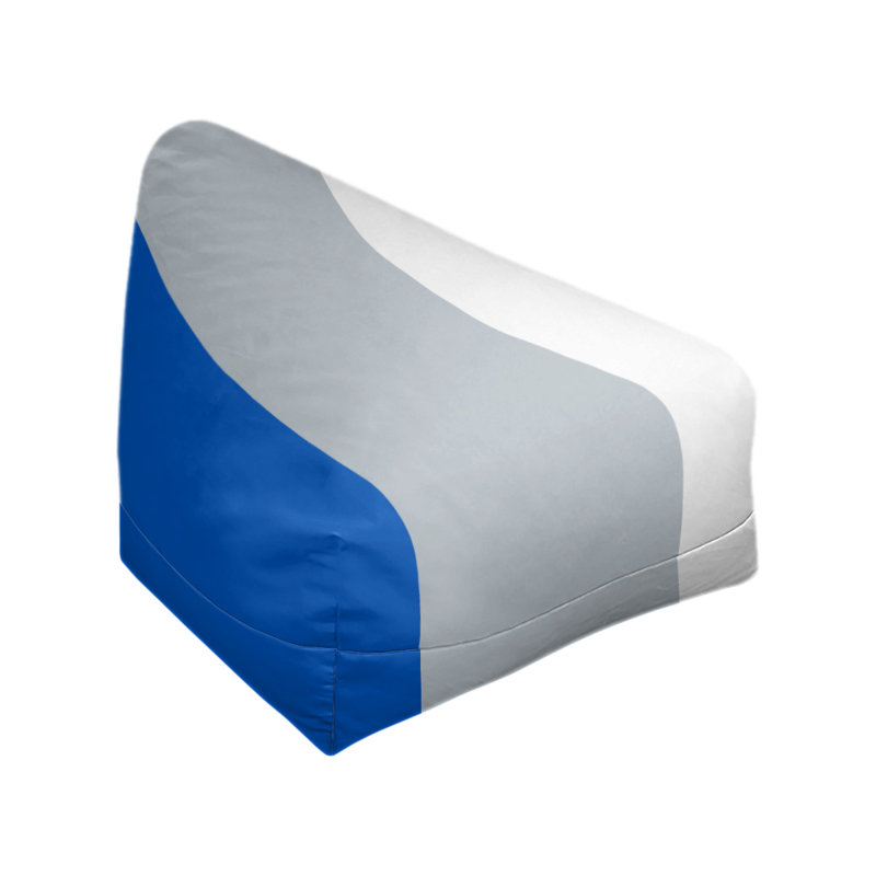 Fauteuil à billes Washington, 27 po x 27 po x 30 po, Bleu royal / argent / blanc