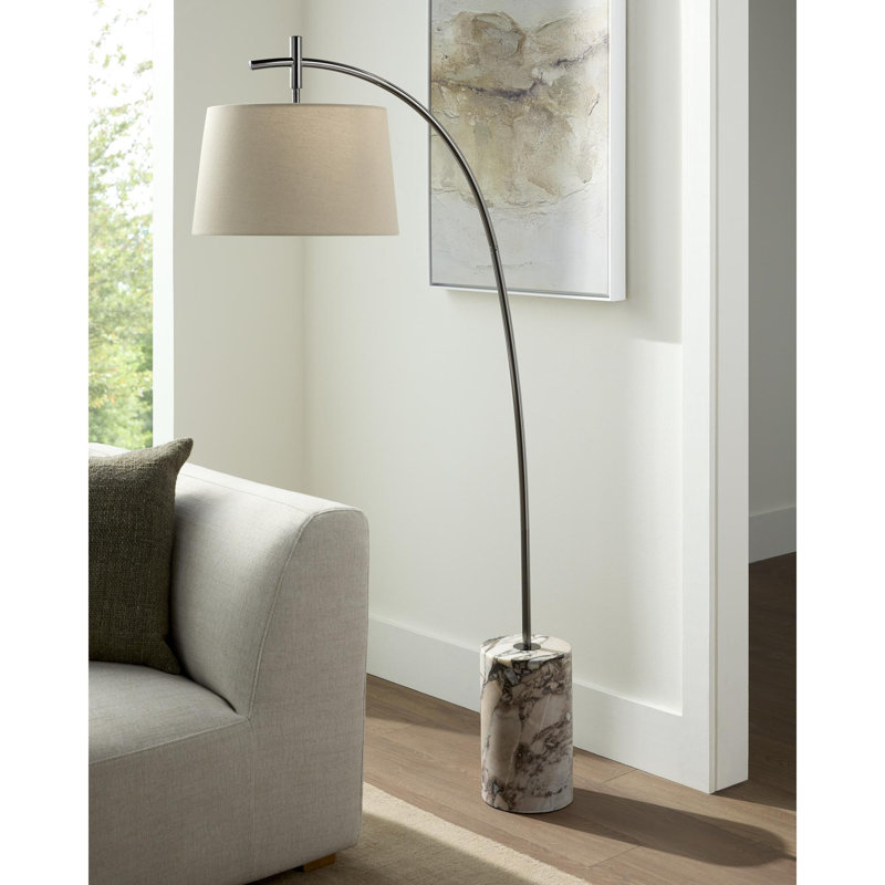 Lampe sur pied Sophie, Beige/brun