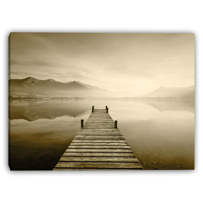 «Still Waters Dock», art mural sur toile tendue
