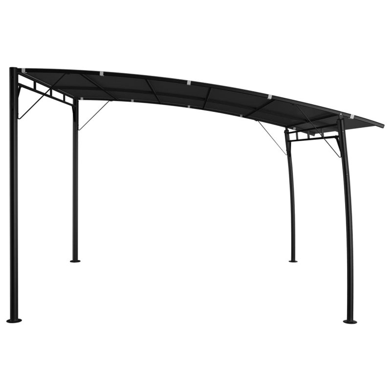 Pavillon de jardin l 9,8 pi L 9,8 pi. D Pavillon de jardin en acier, Anthracite