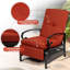 Chaise de patio inclinable avec coussins-896599299