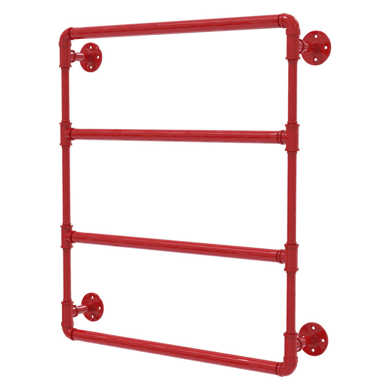 Porte-serviettes mural 30 po, Rouge pompier