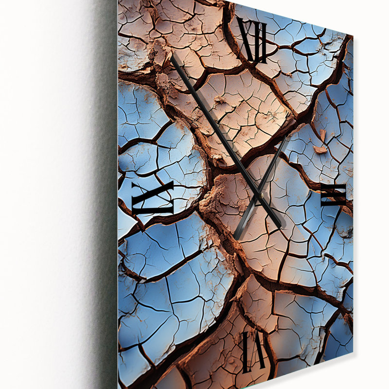 Burlinson - Horloge murale paysage et nature surdimensionnée, H 32 po x l 16 po x P 1 po