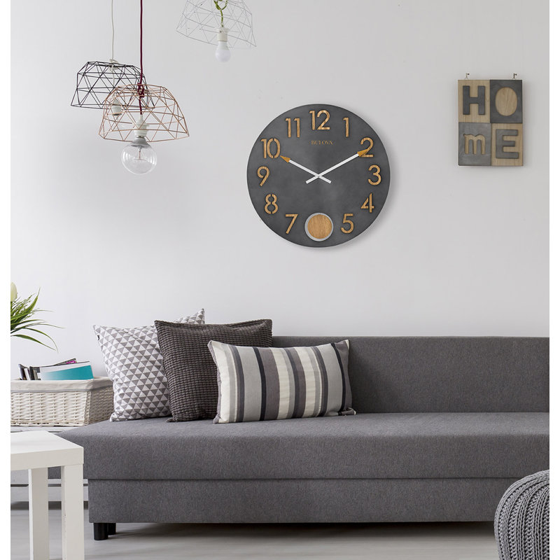 Flatiron Metal Wall Clock