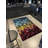 Blue-Red Themed Multi-Colored Crystal Geometric Shape Patterned Creative Modern Decorative Rug-164466943