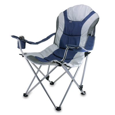 Reclining Camp Chair - Beach Chair for Adults - Sports Chair with Carry Bag Manuel