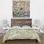 Dogwood in Spring Neutral - Ensemble de housse de couette Farmhouse - Microfibre de polyester-38758020