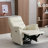 31.5'' Wide Top Genuine Leather Zero Clearance Recliner Power Recliner With USB Port, Modern Reclining Chair-1491561264