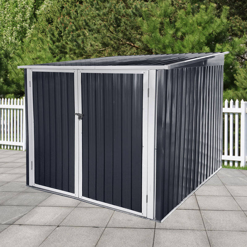 Bicycle Outdoor Steel Storage Shed ,Stores 4 Bikes