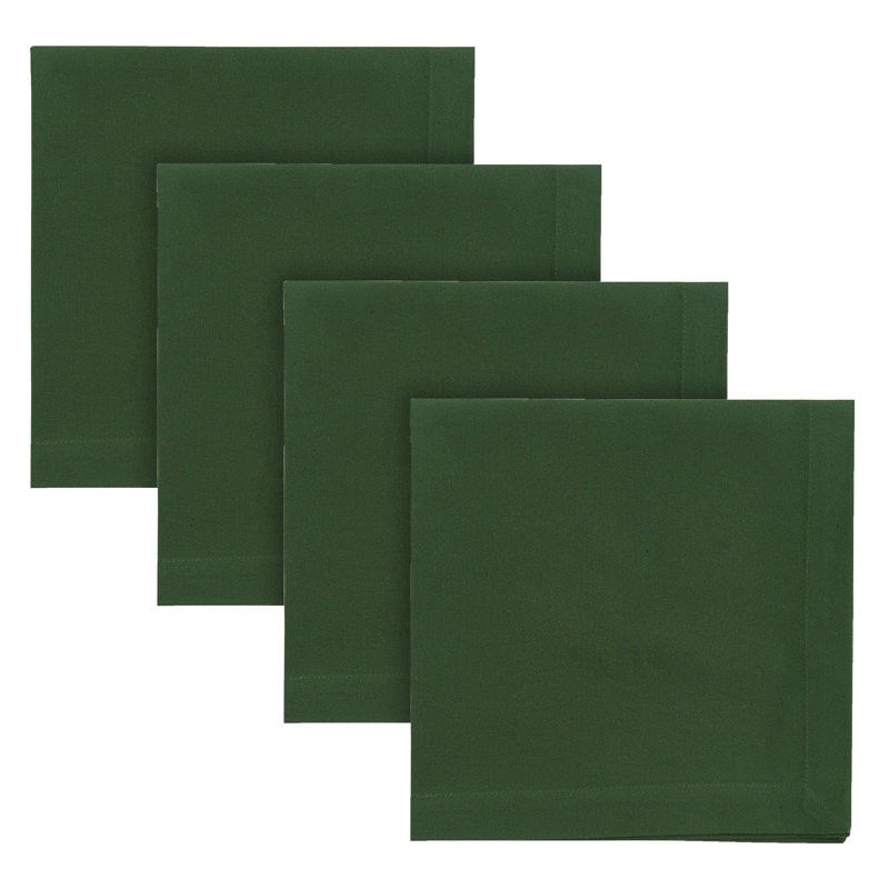  Green Elements Napkin Set of 4, Green, 20” Square