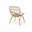 Chaise longue d'extérieur en osier Papasan