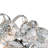 Toth 4 - Light Chandelier Style Bowl Led Semi Flush Mount with Crystal Accents