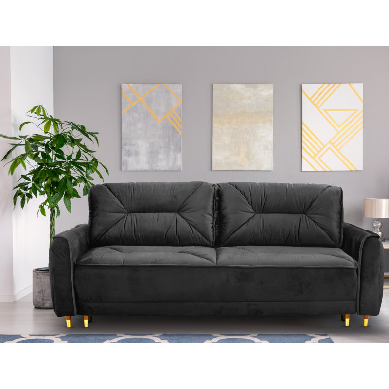 Alixandra 3 Seater Sofa & Chaise, Dark Grey