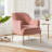 Cleo 26" Wide Contemporary Chair with Recessed Arms-374272140