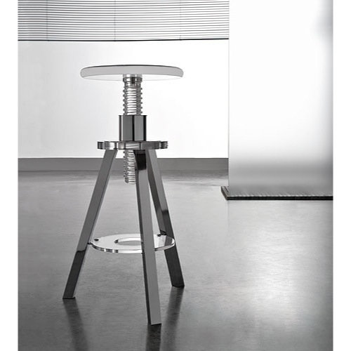 Complementi Plastic Accent Stool, Orange