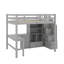 Lit mezzanine double avec bureau et tiroirs-1293054934