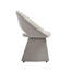 Ensemble de salle à manger moderne 7 pièces avec plateau en verre trempé et chaises rembourrées Arechiga-1884517964-1884517960