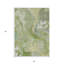 Tapis d'extérieur lavable abstrait vert bleu et gris 5 pi x 8 pi