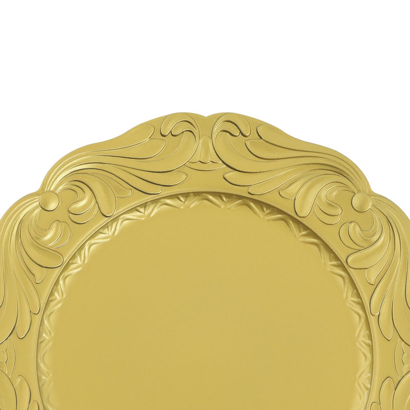100 pièces de plaques de présentation antique, Doré