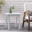 Rectangular White Pu Wood End Table For Multiple Settings, 19 - Inch Long, 15 Wide, 19.18 High, Stable And Functional Daily Use Weather Table, 19x15x19.18 Inches, Wood, Good Patio Setting-118605884