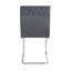 Chaise d'appoint grise Nadel