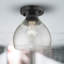 Plafonnier semi-encastré en verre Adryann-92389263