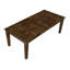 Table de salle à manger contemporaine avec rallonge 1 pièce