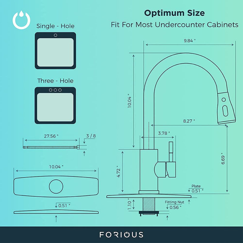 XWSI Pull Out Touch Kitchen Faucet