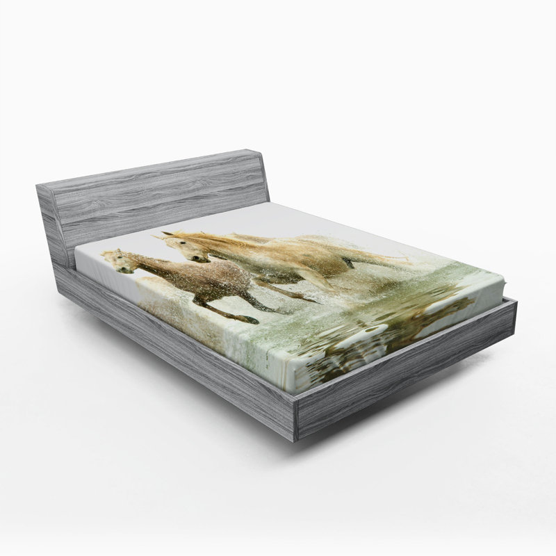 Drap-housse Chevaux, Double