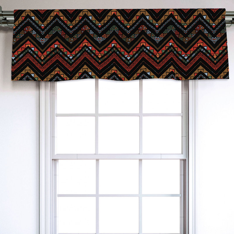 Sateen Ruffled Window Valance