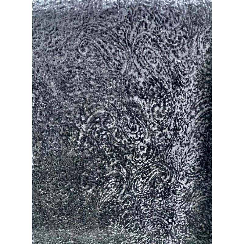 Tissu d'ameublement en velours Greta, Smoke