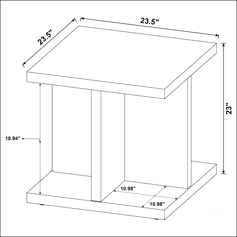 Ensemble de tables basses 2 pièces Mango