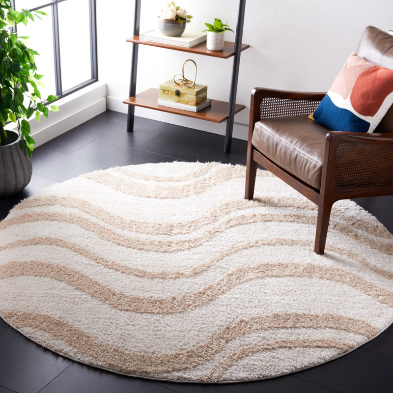 Tapis abstrait performance Norvège, Carré 6 pi 7 po