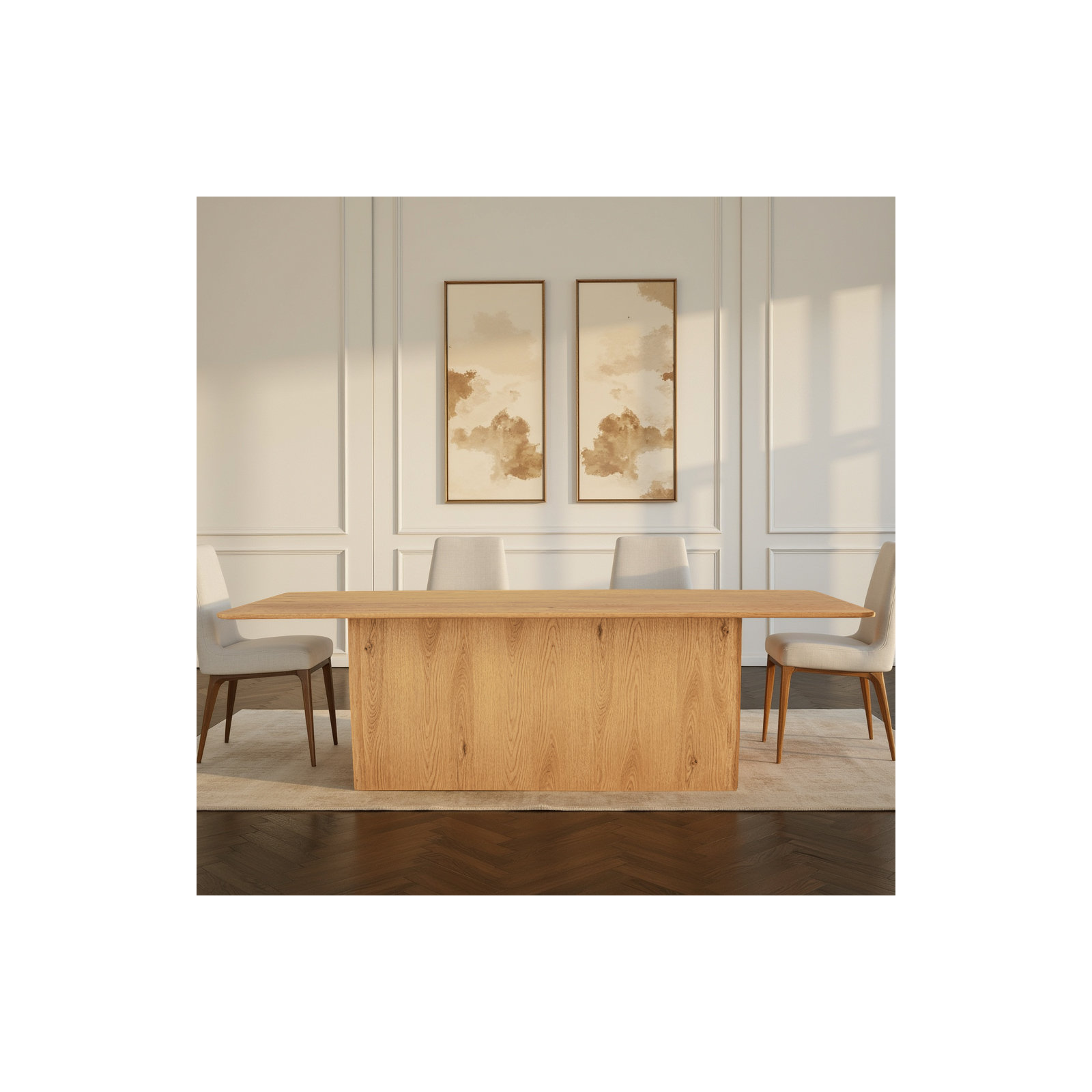 Winston Dining Table Rustic Oak