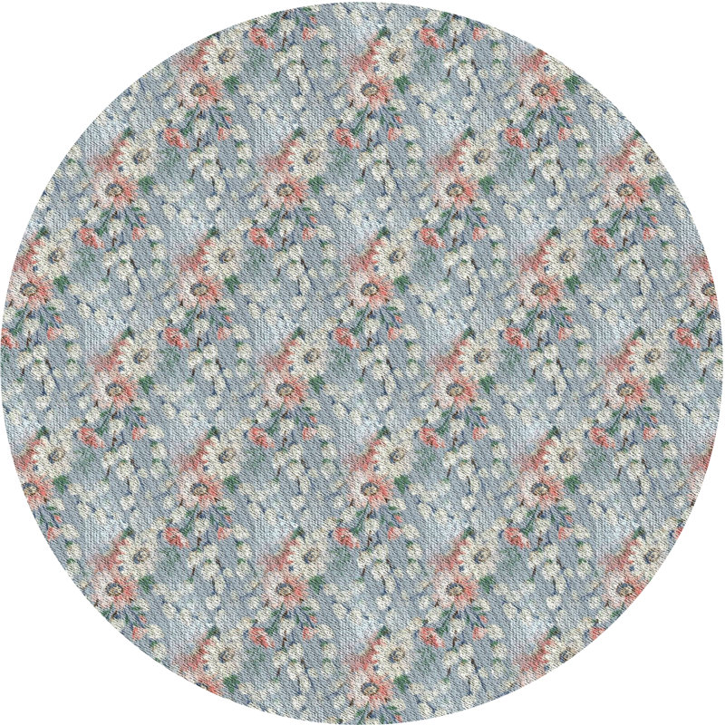 Tapis gris Akram, Rond 3 pi
