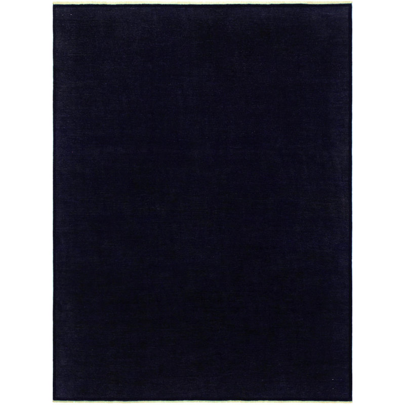 Tapis noir en laine 8 pi 10 po x 11 pi 7 po Abbott