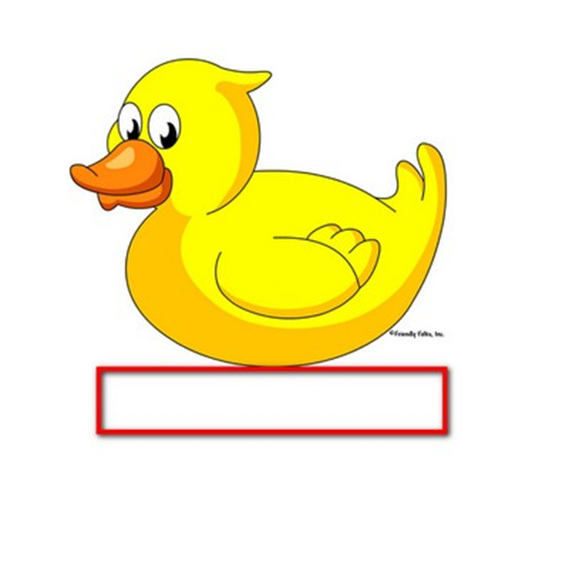 Cadre de boule à neige personnalisé Mini Duck, H 2,5 po x l 3,75 po x P 1 po, Oui